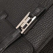 Hermes Black Chevre Myzore Drag 2 32 Handbag X.3 Square: H 154018
