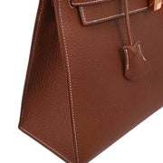 Hermes Brique Togo Kelly 32 Sellier Handbag  Square: C 6 154019