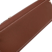 Hermes Brique Togo Kelly 32 Sellier Handbag  Square: C 6 154019