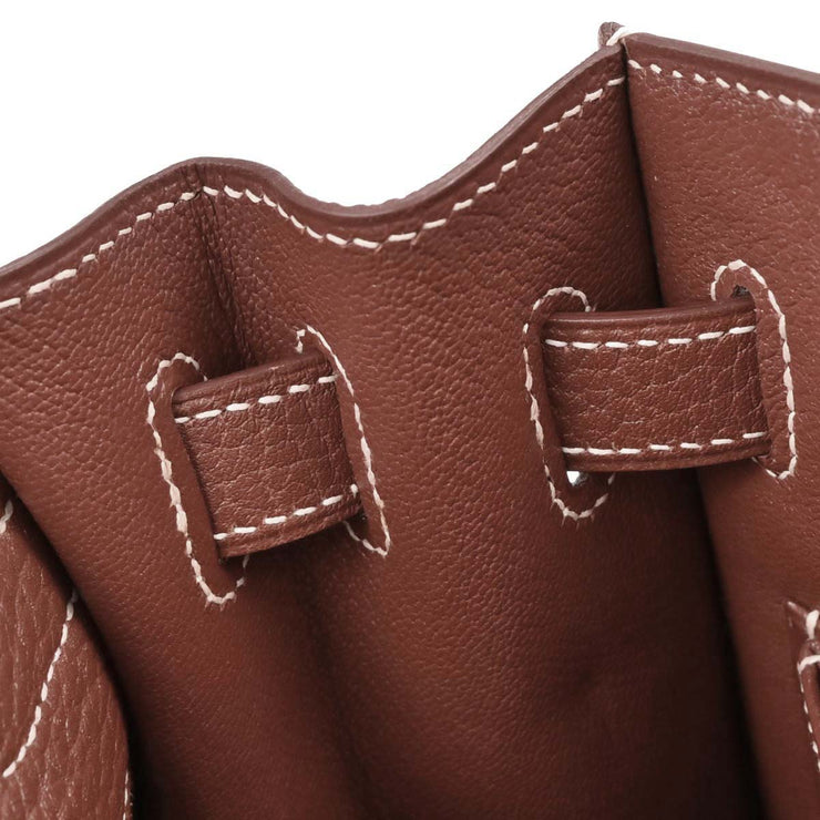 Hermes Brique Togo Kelly 32 Sellier Handbag  Square: C 6 154019