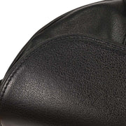 Christian Dior Black Leather Saddle Handbag 01RU0054 154023