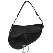 Christian Dior Black Saddle Handbag 01RU0024 154024