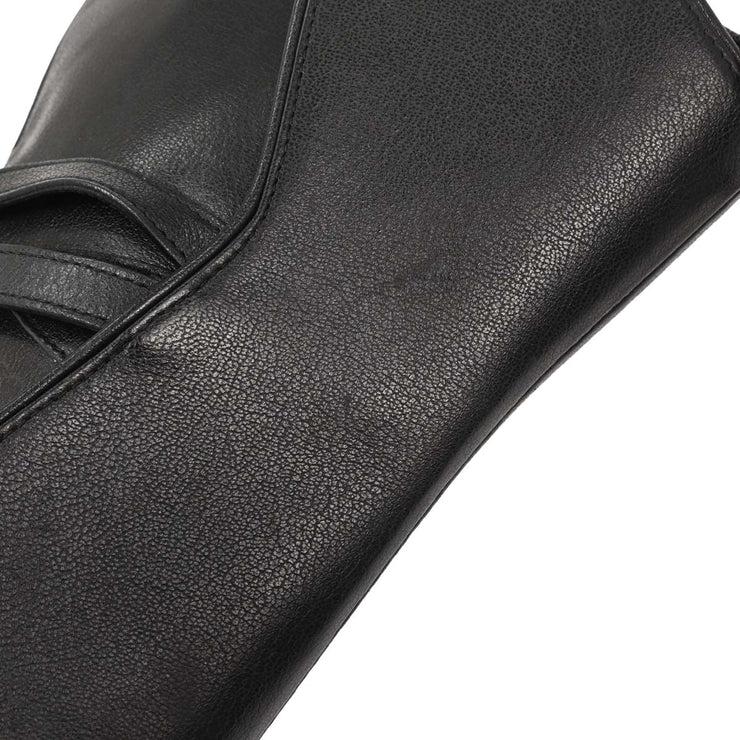 Christian Dior Black Saddle Handbag 01RU0024 154024