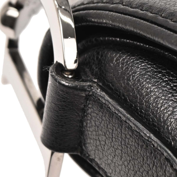 Christian Dior Black Saddle Handbag 01RU0024 154024