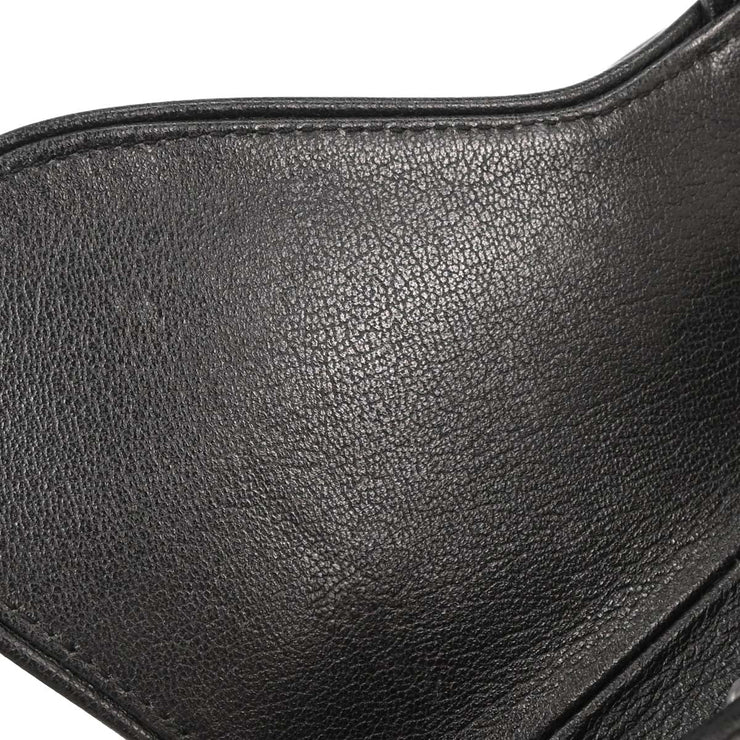 Christian Dior Black Saddle Handbag 01RU0024 154024