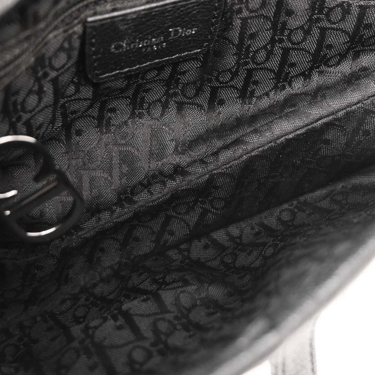 Christian Dior Black Saddle Handbag 01RU0024 154024
