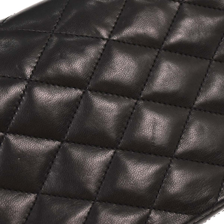 Chanel Black Lambskin Shoulder Bag 154028
