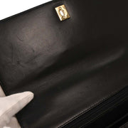 Chanel Black Lambskin Top Handle Handbag 154029