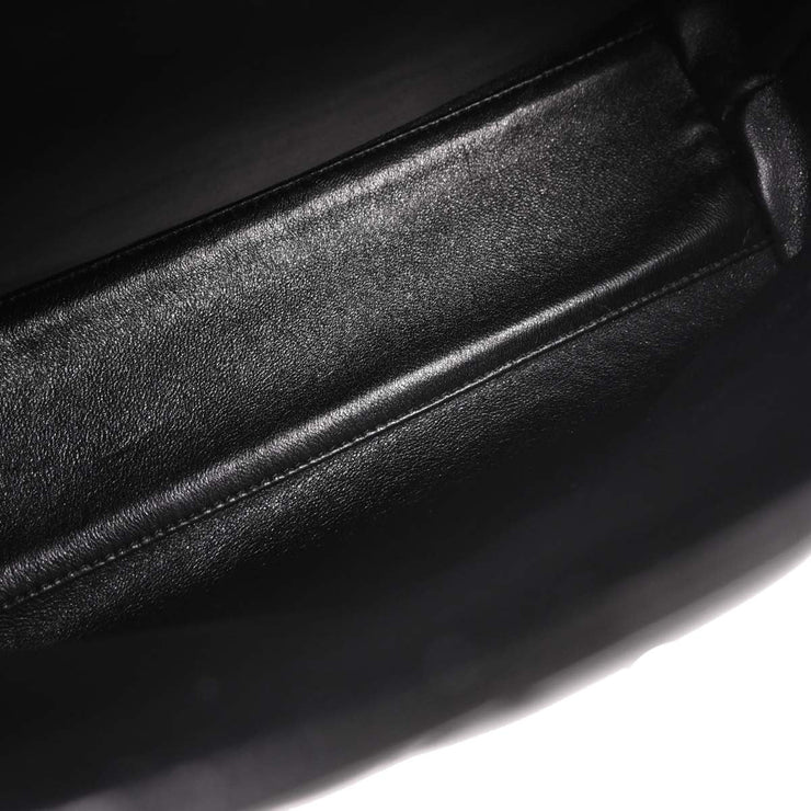 Chanel Black Lambskin Top Handle Handbag 154029