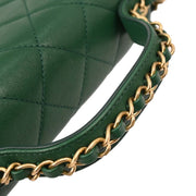 Chanel Green Lambskin 19 Infinity Chain 2way Shoulder Handbag 154030