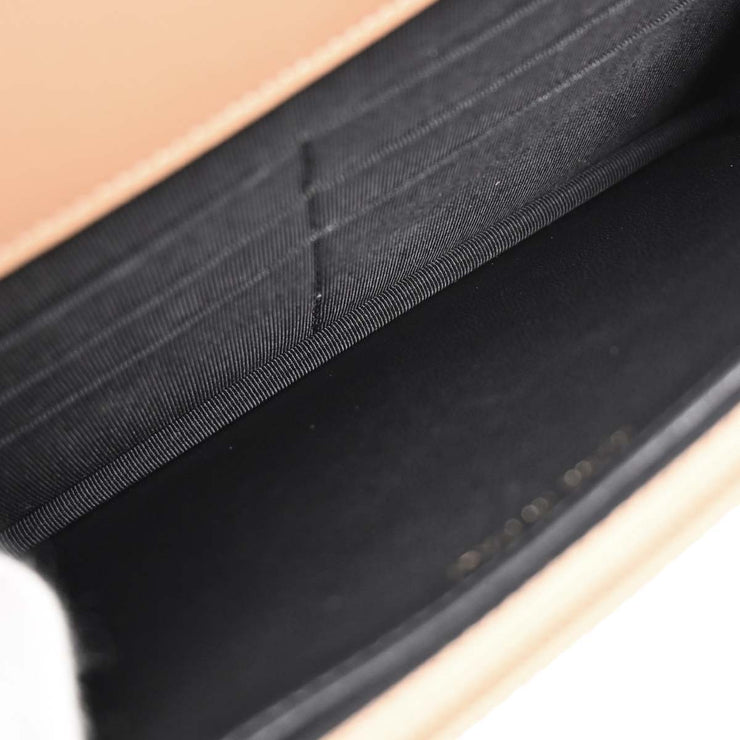 Chanel Beige Lambskin Elegant CC WOC Wallet on Chain 154031