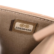 Chanel Beige Lambskin Elegant CC WOC Wallet on Chain 154031