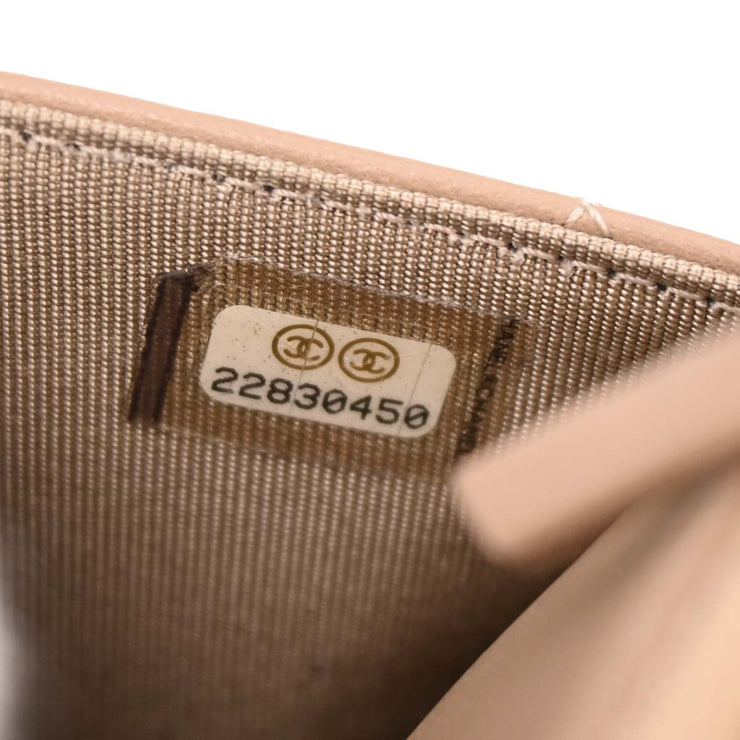 Chanel Beige Lambskin Elegant CC WOC Wallet on Chain 154031