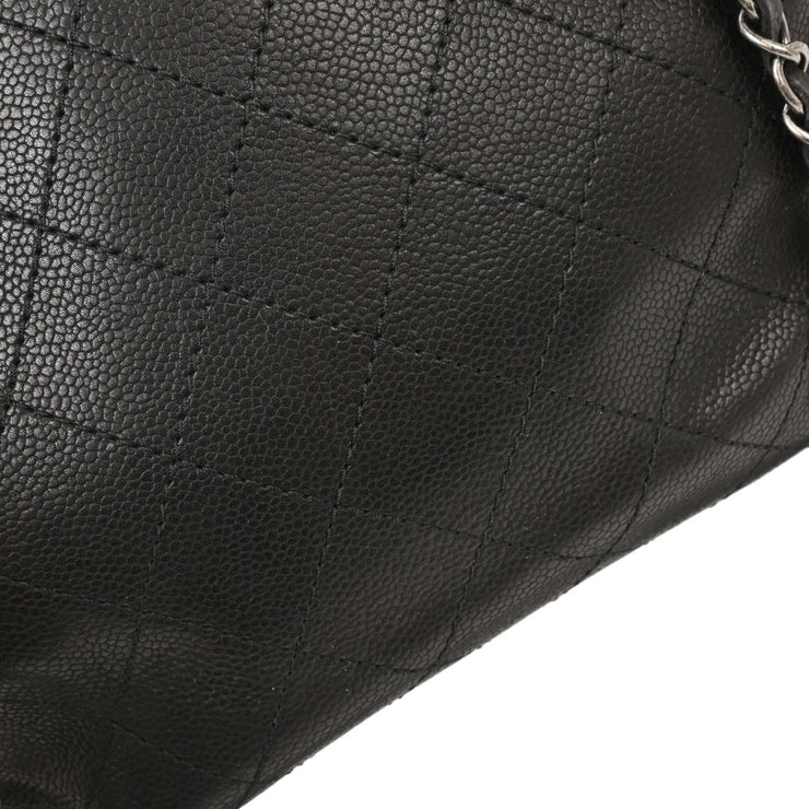 Chanel Black Calfskin Urban Shopping Tote 2way Handbag 154033