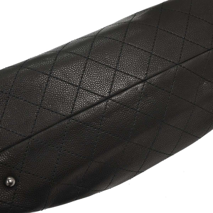 Chanel Black Calfskin Urban Shopping Tote 2way Handbag 154033