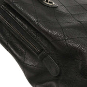 Chanel Black Calfskin Urban Shopping Tote 2way Handbag 154033