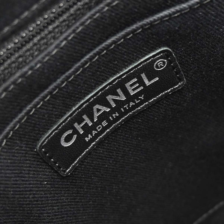 Chanel Black Calfskin Urban Shopping Tote 2way Handbag 154033