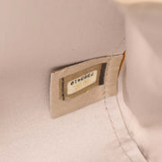 Chanel White Jacquard Nylon Travel Line Shoulder Bag 154034