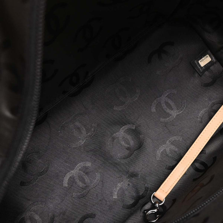 Chanel Beige Calfskin Cambon Ligne Tote Handbag 154037