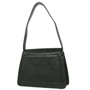 Chanel Dark Green Calfskin Handbag 154039