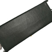 Chanel Dark Green Calfskin Handbag 154039