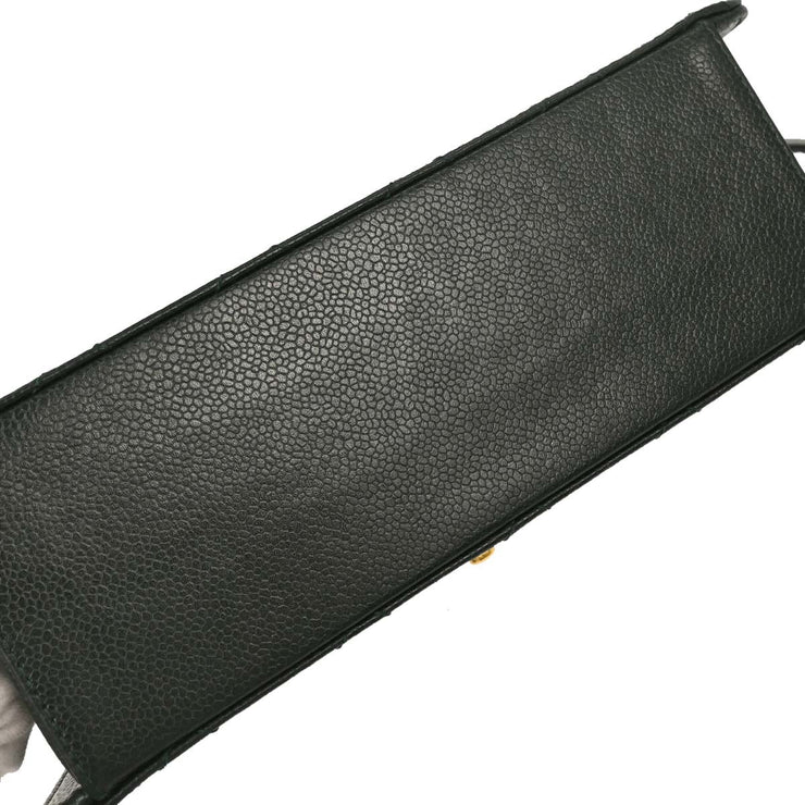 Chanel Dark Green Calfskin Handbag 154039