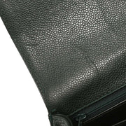 Chanel Dark Green Calfskin Handbag 154039