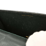 Chanel Dark Green Calfskin Handbag 154039