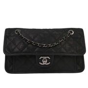 Chanel Black Calfskin French Riviera Shoulder Bag 154040
