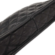 Chanel Black Calfskin French Riviera Shoulder Bag 154040