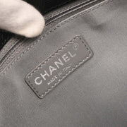 Chanel Black Calfskin French Riviera Shoulder Bag 154040