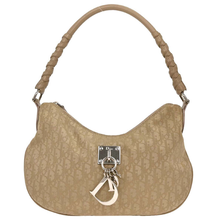 Christian Dior Beige Trotter Handbag 05-RU-0077 154043