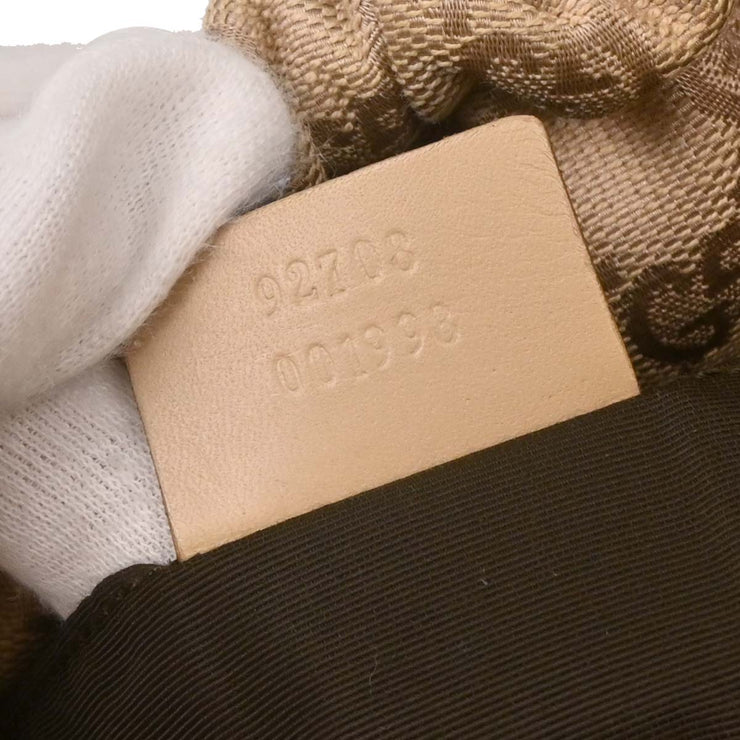 Gucci Beige Canvas Bamboo GG Handbag 92708 001998 154047