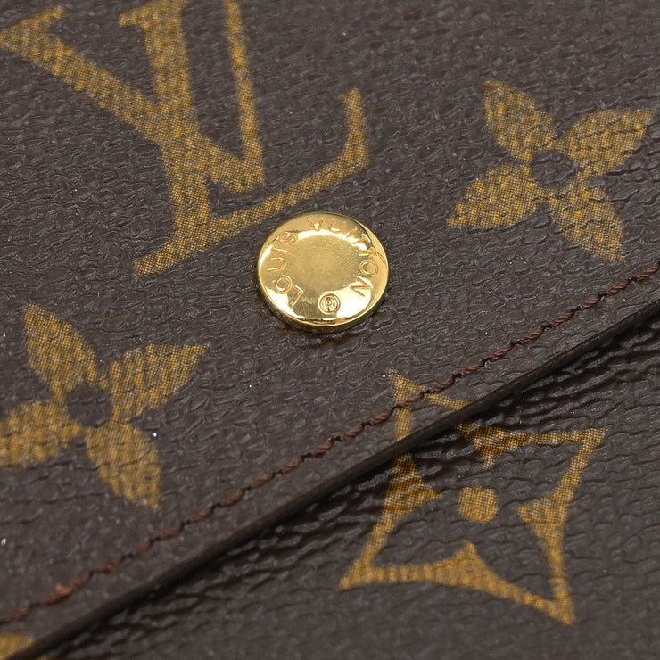 Louis Vuitton Monogram Portefeuille Elise Bifold Wallet M61654 SP0048 154051
