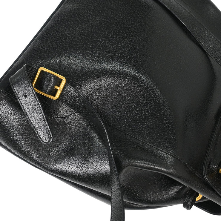 Gucci Black Pigskin Bamboo Backpack 003.2058.0016 154054