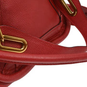 Chloe Red Paraty 2way Handbag 03-14-50-65 154055