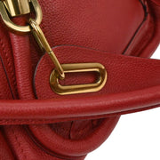 Chloe Red Paraty 2way Handbag 03-14-50-65 154055