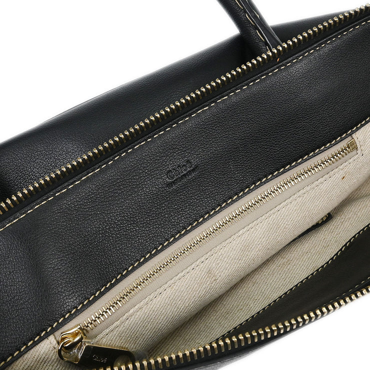 Chloe Black Edith 2way Handbag 04215765-1 D1XDT4 154056