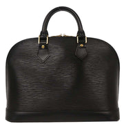 Louis Vuitton Black Epi Alma Handbag M52142 AR0937 154057