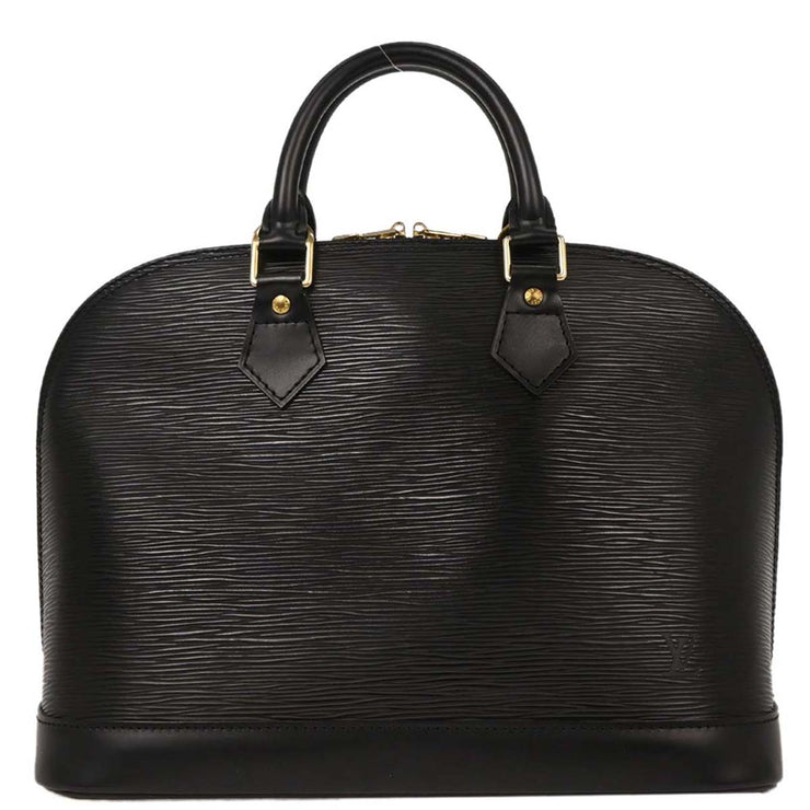 Louis Vuitton Black Epi Alma Handbag M52142 AR0937 154057