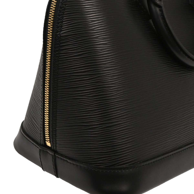 Louis Vuitton Black Epi Alma Handbag M52142 AR0937 154057