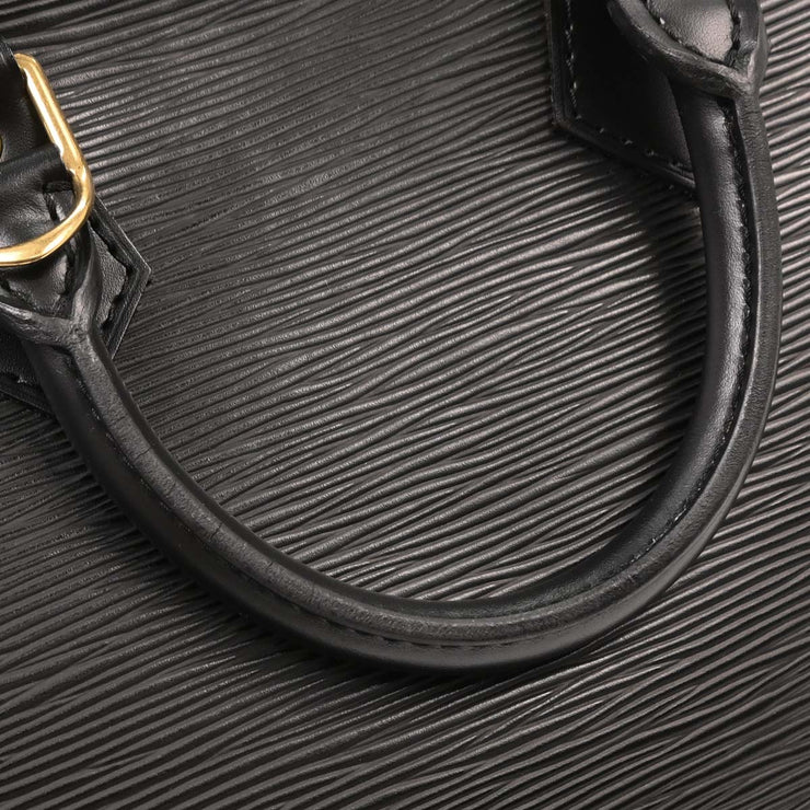 Louis Vuitton Black Epi Alma Handbag M52142 AR0937 154057