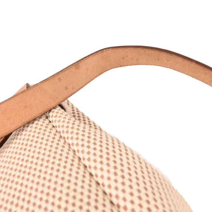 Hermes Beige Black Toile GM Officier Herbag PM 2 in 1 Handbag 154058