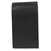 Chanel Black Calfskin Cigarette Case Key Holder Small Good 154063