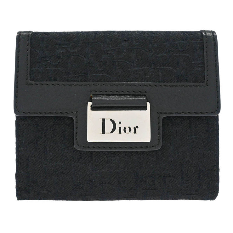 Christian Dior Black Street Chic Trotter Wallet 02-LU-0016 154066