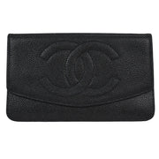 Chanel Black Calfskin Wallet 154067