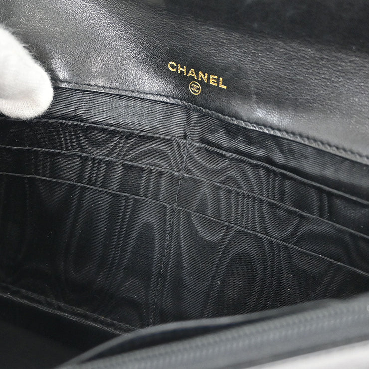 Chanel Black Calfskin Wallet 154067