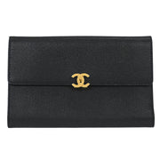 Chanel Black Calfskin Wallet 154068