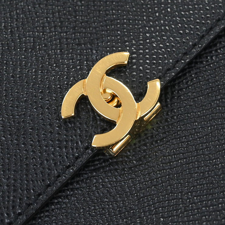 Chanel Black Calfskin Wallet 154068