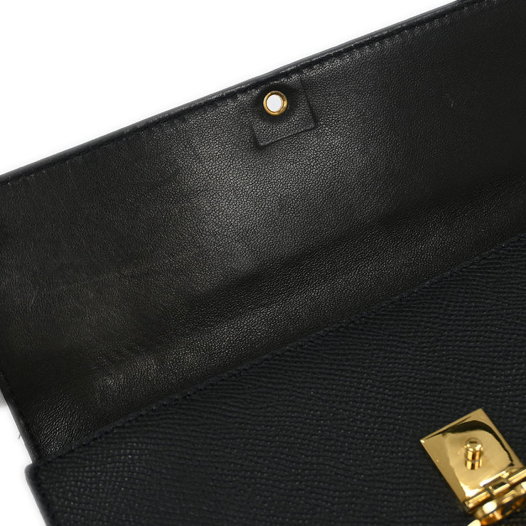 Chanel Black Calfskin Wallet 154068